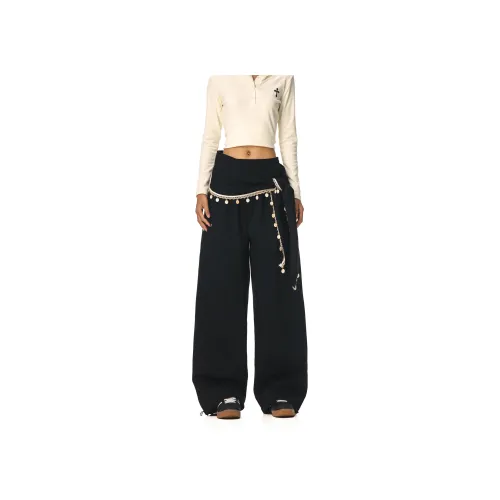 Captainbeer Вязаные спортивные брюки женские