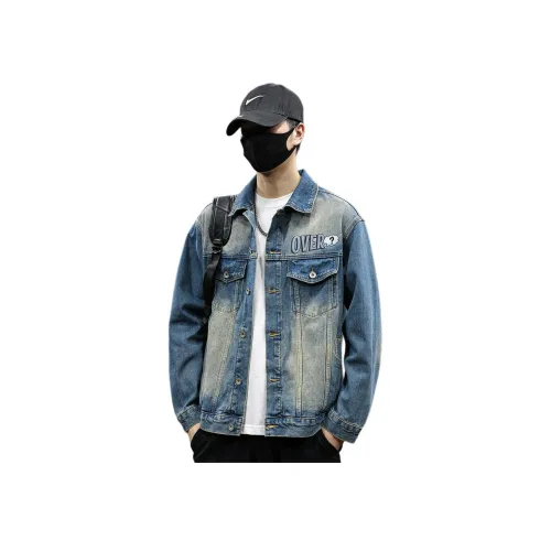 Tonlion Винтажный синий унисекс рубашки