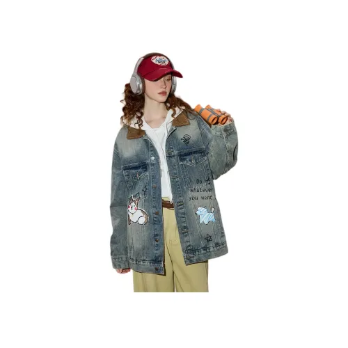 Coolhut Синий Женские Джинсовые Куртки