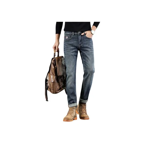 ZENGZHI Джинсы Облегающий крой Прямой крой Унисекс