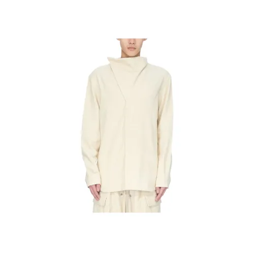 RICK OWENS Экрю Мужские Рубашки