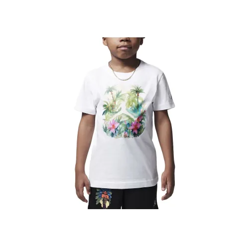 Jordan Flight Essentials Jumpman T-Shirt Белый для детей 3-7 лет
