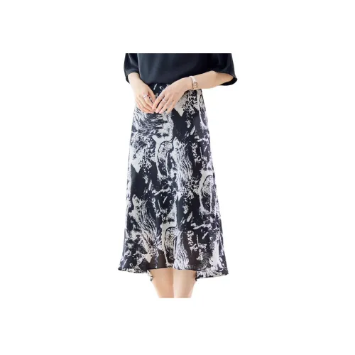 JINJU Повседневная длинная юбка для женщин