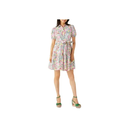 Kate Spade Короткий рукав Платье Женское Кремовый