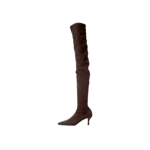 PROENZA SCHOULER Trap Over The Knee Boots 6 см Женские Коричневый
