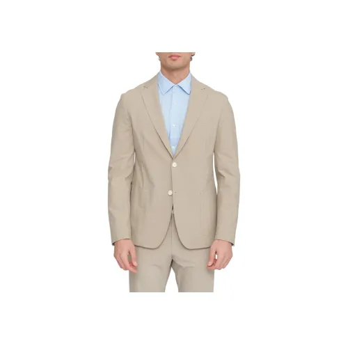 Hugo Boss Бизнес-костюм мужской бежевый