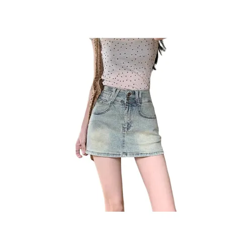 MUCCHIC Джинсовые короткие юбки Женские