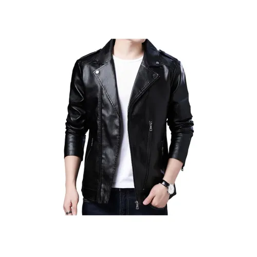 VNHP Мужские кожаные куртки