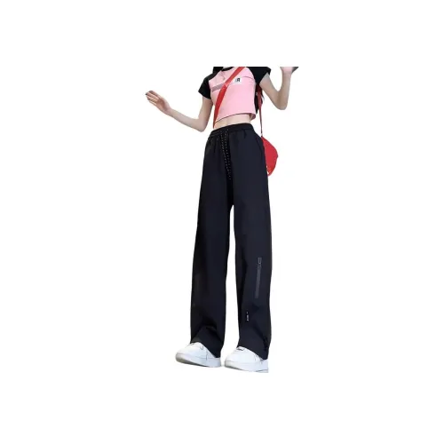 NOWSTIME Глубокий черный Унисекс Повседневные брюки