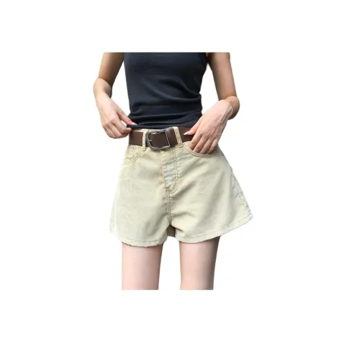 NANING9 Повседневные шорты женские хаки