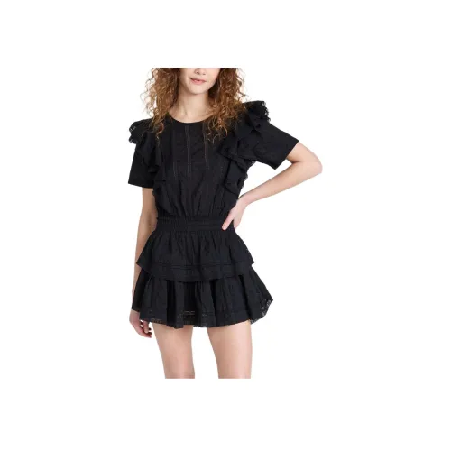 LOVESHACKFANCY Короткий рукав Платье Женское