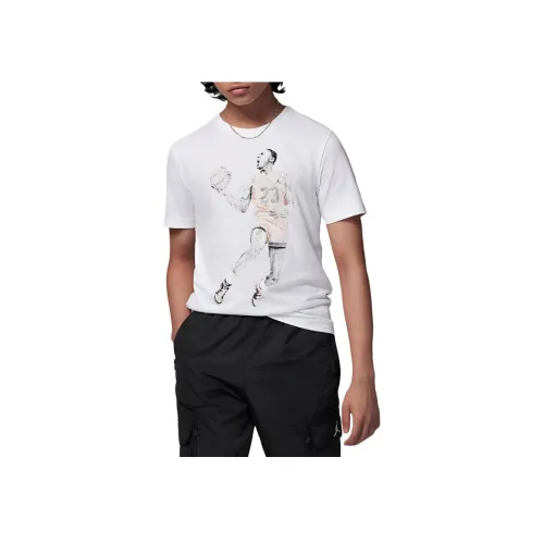 Nike x Jordan T-Shirt Белый Подростки