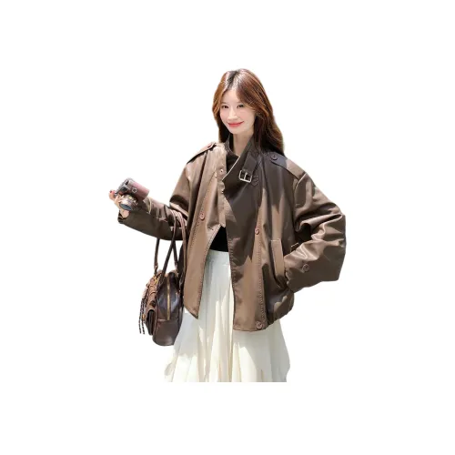 MEXICAN Кофе Женские Кожаные куртки