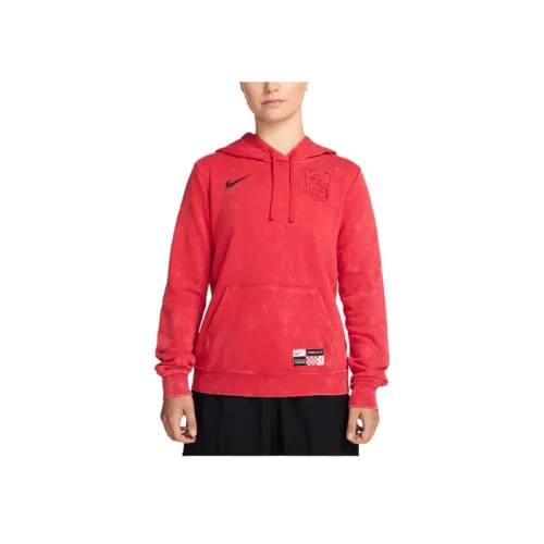 nike LiverpoolFC Клуб Флис Третье Толстовка Женская Университетский Красный