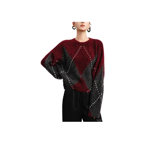 Wbwq Трикотаж Женский Красный и Серый