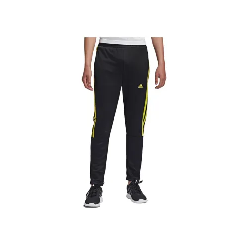 Adidas Moderate Тренировочные Штаны для Детей Осенние Унисекс Черные