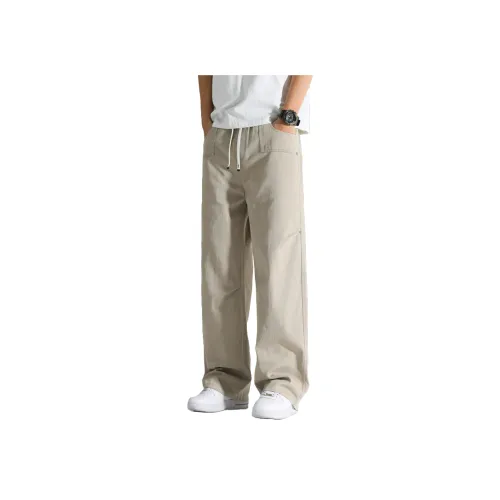 FAIRWHALE Хаки Мужские Повседневные Штаны