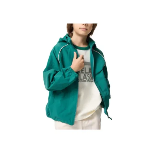 UNIQLO Куртки и пальто зеленого цвета для детей в возрасте 3-7 лет