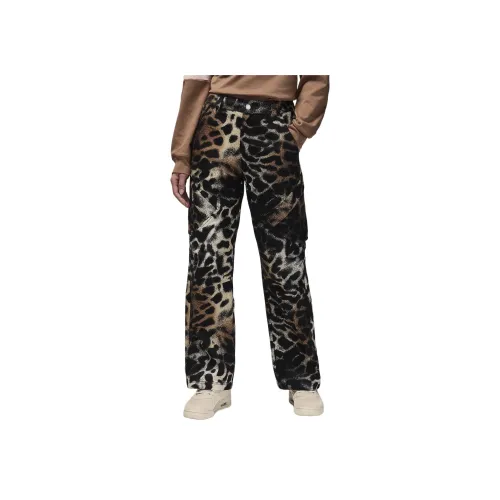 Jordan Повседневные Брюки Женские Коричневый