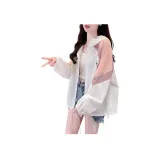 Белый и розовый рукав