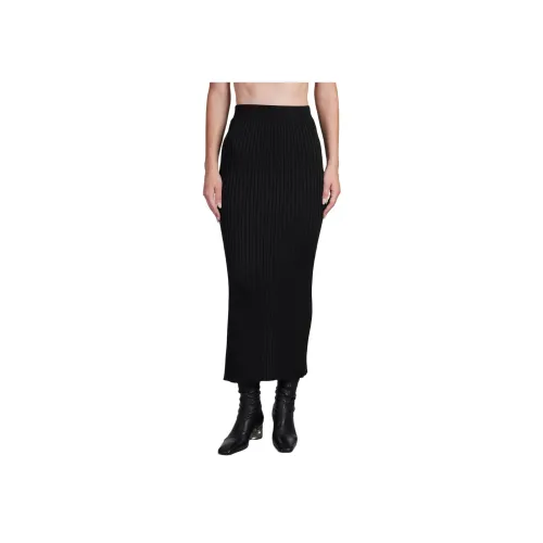 JIL SANDER Черные Женские Повседневные Длинные Юбки