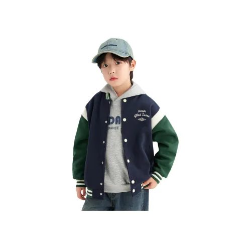ZOSEE Бейсбольная куртка Темно-синий Синий Подростки