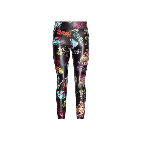 VERSACE JEANS COUTURE SS24 Leggings Женские Черные