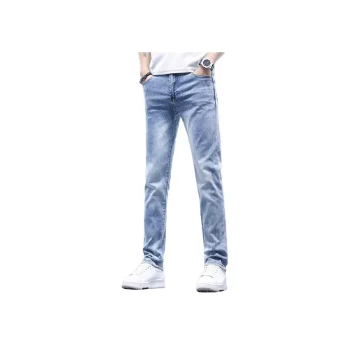 CHENYING Синий Мужской Джинсы