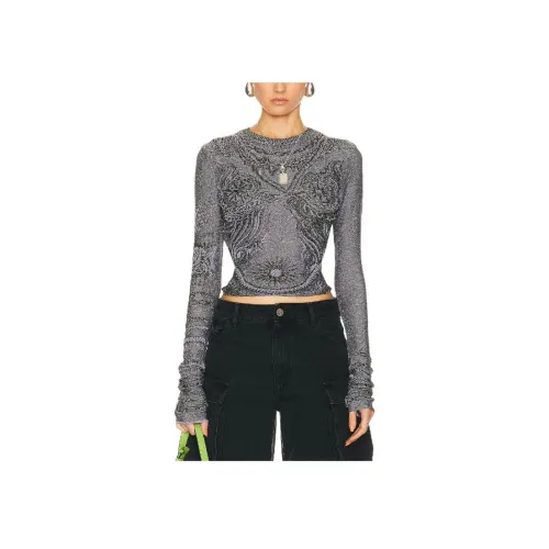 Jean Paul Gaultier T-рубашка Женская Черная