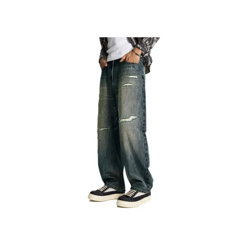 GTRG Синие Унисекс Джинсы