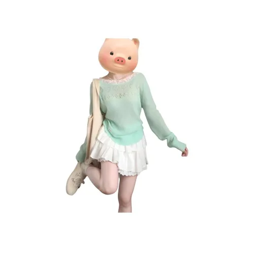 ZCDECO Mint Green Женская Трикотаж