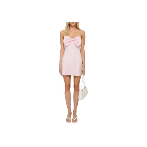 PRINCESS POLLY Genevie Без бретелей Арочный Верхний обхват груди Мини Платье Без рукавов Платье Женские