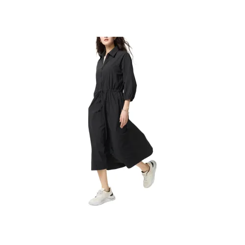 UNIQLO Длинное платье с длинными рукавами женское