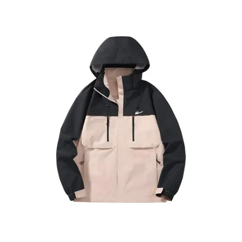 Warrior Нежно-розовый Шапки и Кепки Съемный 2,0 Случайный стиль Женские Куртки