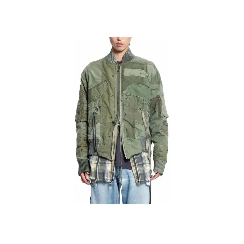 GREG LAUREN Зеленый Мужской Куртки