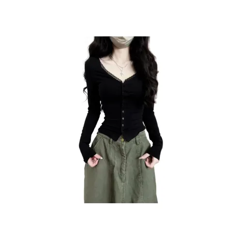 LAKESI Черные Женские T-рубашки