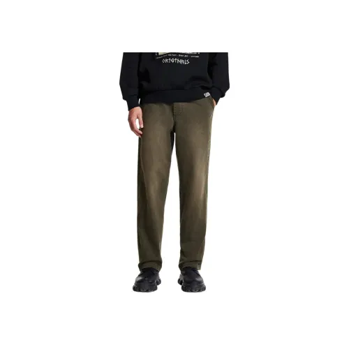 JACK JONES· Повседневные брюки Мужские Черный Оливковый