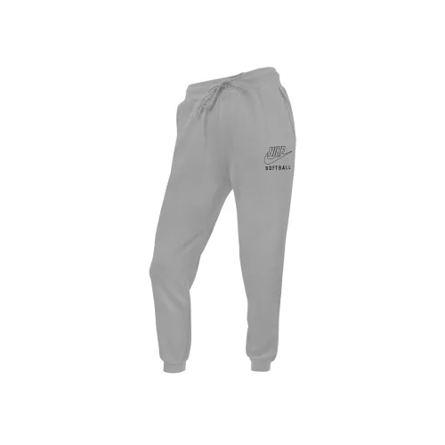 nike Swoosh FW24 Вязаные тренировочные брюки женские серые