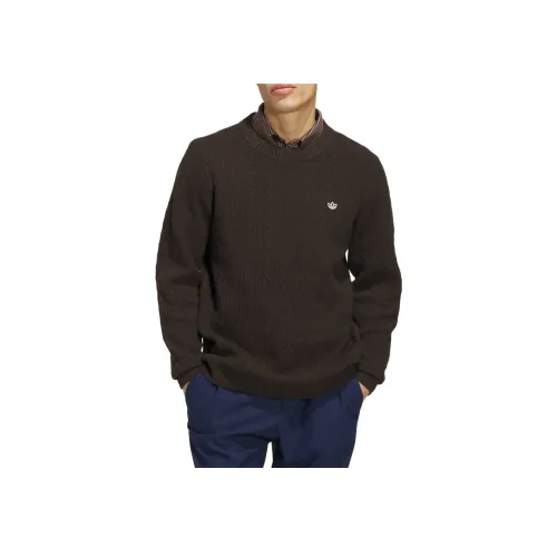 Adidas Originals Темно-коричневые Мужские Свитера