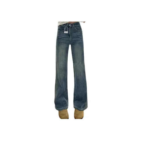 YEARNED Винтажные синие женские джинсы