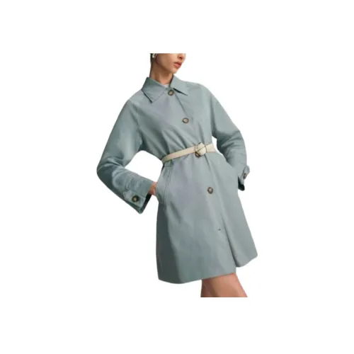 Reformation Небесно-голубой Женский Тренч