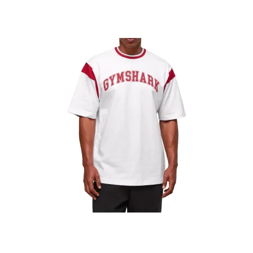 GYMSHARK Белый Мужской T-Рубашки