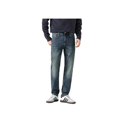 ZENGZHI Джинсы Облегающий крой Прямой крой Унисекс