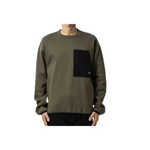 Reebok совместный бренд Зеленый Унисекс Свитшоты