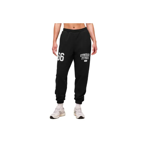 GYMSHARK Черные Женские Вязаные Спортивные Штаны