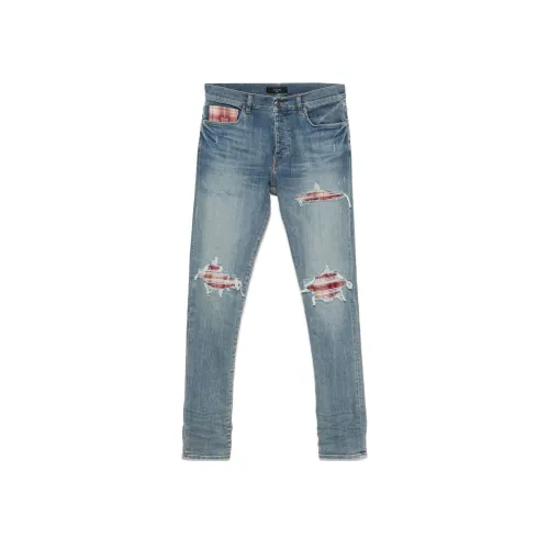 AMIRI Светло-синие мужские джинсы