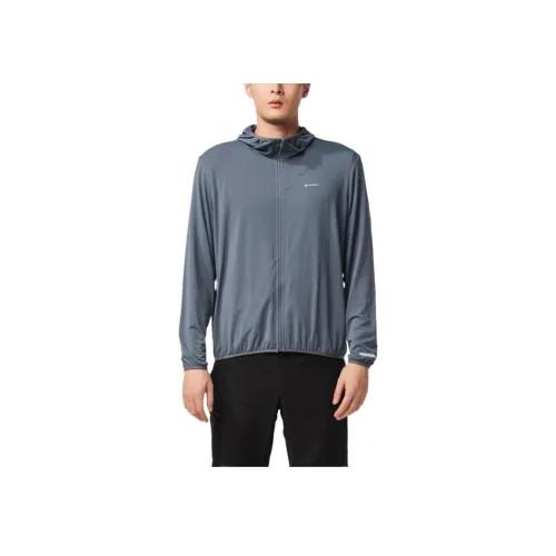 DECATHLON Темно-серый Мужская одежда для защиты от солнца