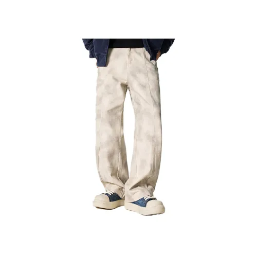 GTRG Светло-серые Унисекс Джинсы