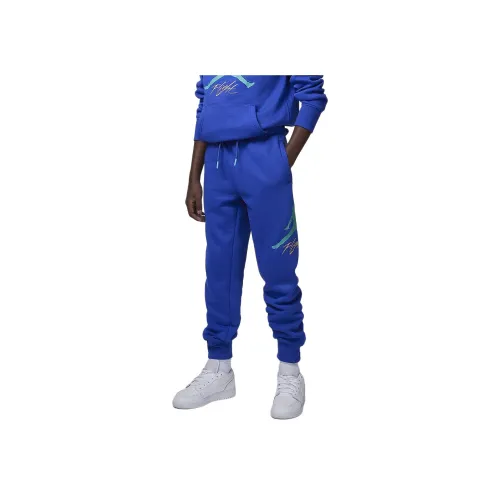 Jordan Jumpman Baseline Вязаные тренировочные штаны Королевский синий Подростки