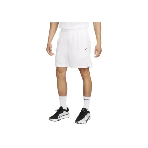 nike Icon Dri Fit 20cm Прибл. Баскетбольные шорты Мужской Белый Белый Белый Черный